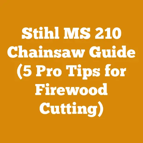 Stihl MS 210 Chainsaw Guide (5 Pro Tips for Firewood Cutting)