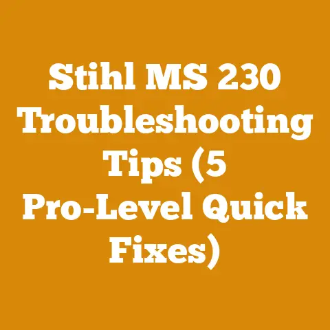 Stihl MS 230 Troubleshooting Tips (5 Pro-Level Quick Fixes)
