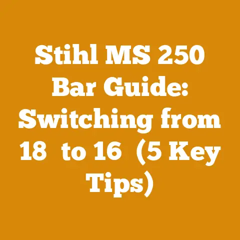 Stihl MS 250 Bar Guide: Switching from 18″ to 16″ (5 Key Tips)