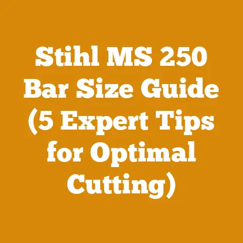 Stihl MS 250 Bar Size Guide (5 Expert Tips for Optimal Cutting)