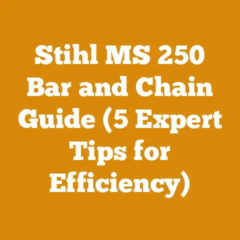 Stihl MS 250 Bar and Chain Guide (5 Expert Tips for Efficiency)