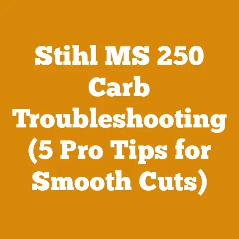 Stihl MS 250 Carb Troubleshooting (5 Pro Tips for Smooth Cuts)