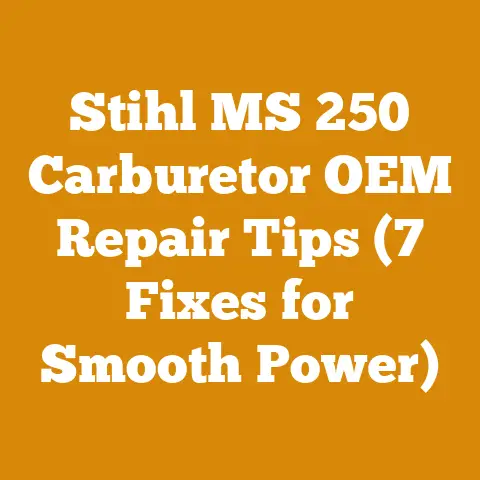 Stihl MS 250 Carburetor OEM Repair Tips (7 Fixes for Smooth Power)