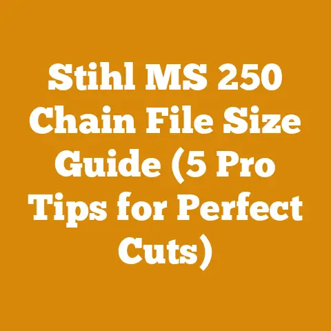Stihl MS 250 Chain File Size Guide (5 Pro Tips for Perfect Cuts)
