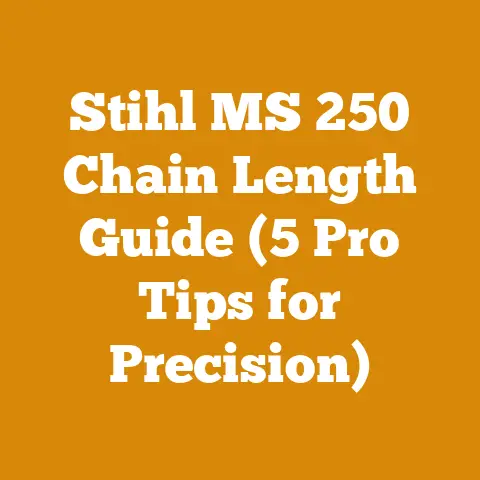 Stihl MS 250 Chain Length Guide (5 Pro Tips for Precision)
