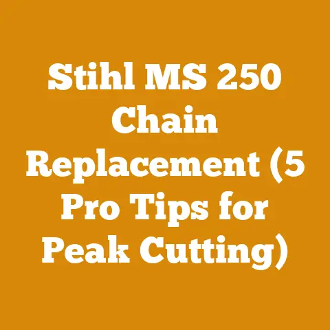 Stihl MS 250 Chain Replacement (5 Pro Tips for Peak Cutting)