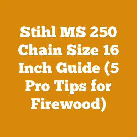 Stihl MS 250 Chain Size 16 Inch Guide (5 Pro Tips for Firewood)