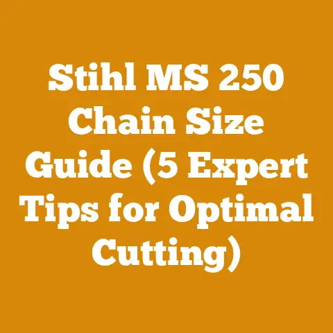 Stihl MS 250 Chain Size Guide (5 Expert Tips for Optimal Cutting)