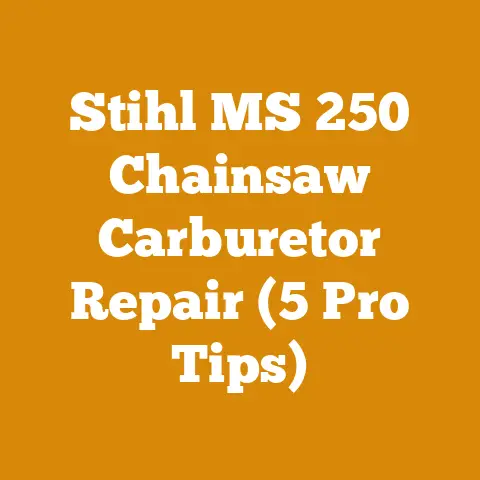 Stihl MS 250 Chainsaw Carburetor Repair (5 Pro Tips)