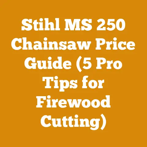 Stihl MS 250 Chainsaw Price Guide (5 Pro Tips for Firewood Cutting)