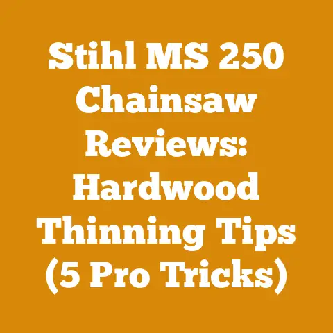 Stihl MS 250 Chainsaw Reviews: Hardwood Thinning Tips (5 Pro Tricks)