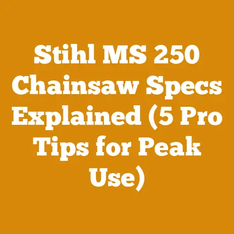 Stihl MS 250 Chainsaw Specs Explained (5 Pro Tips for Peak Use)