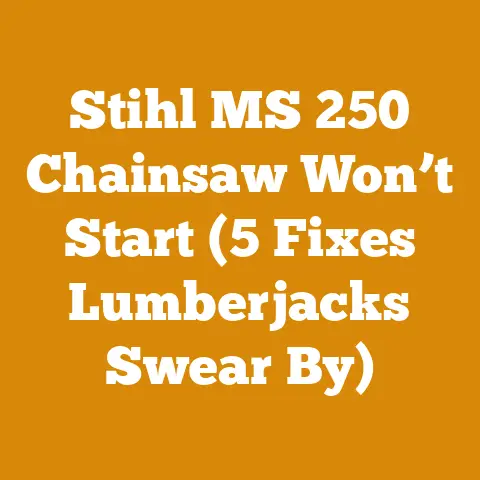 Stihl MS 250 Chainsaw Won’t Start (5 Fixes Lumberjacks Swear By)