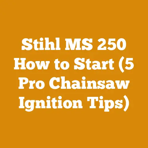 Stihl MS 250 How to Start (5 Pro Chainsaw Ignition Tips)