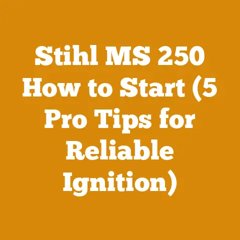 Stihl MS 250 How to Start (5 Pro Tips for Reliable Ignition)
