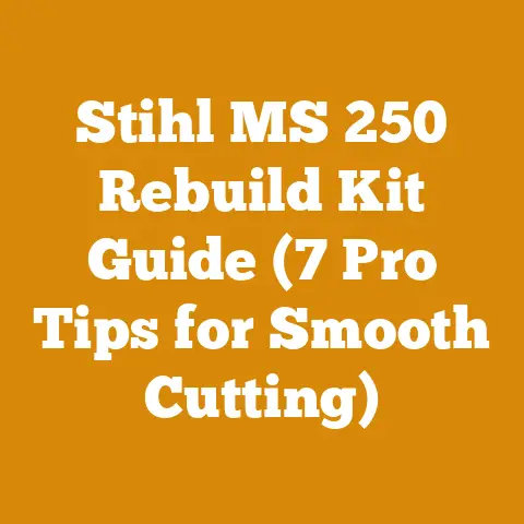 Stihl MS 250 Rebuild Kit Guide (7 Pro Tips for Smooth Cutting)