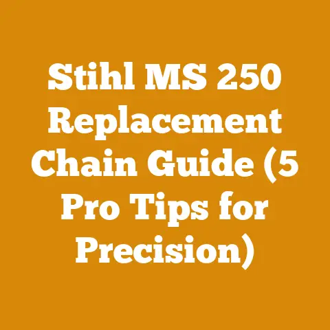 Stihl MS 250 Replacement Chain Guide (5 Pro Tips for Precision)