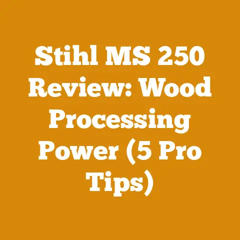 Stihl MS 250 Review: Wood Processing Power (5 Pro Tips)