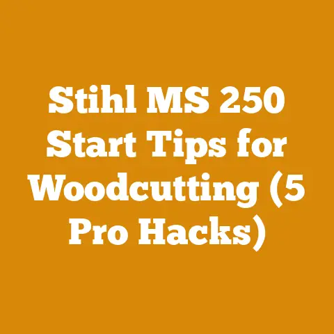 Stihl MS 250 Start Tips for Woodcutting (5 Pro Hacks)