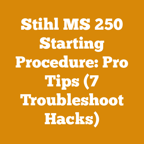 Stihl MS 250 Starting Procedure: Pro Tips (7 Troubleshoot Hacks)