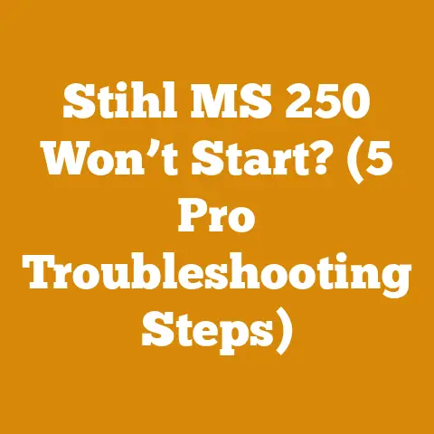 Stihl MS 250 Won’t Start? (5 Pro Troubleshooting Steps)