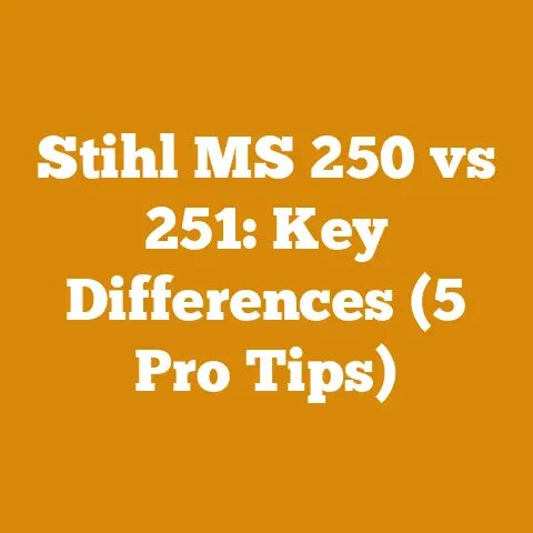 Stihl MS 250 vs 251: Key Differences (5 Pro Tips)