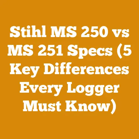 Stihl MS 250 vs MS 251 Specs (5 Key Differences Every Logger Must Know)