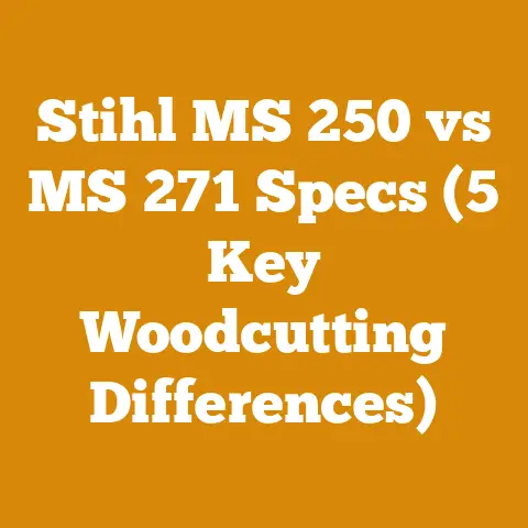 Stihl MS 250 vs MS 271 Specs (5 Key Woodcutting Differences)