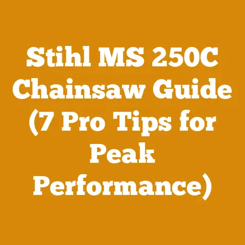 Stihl MS 250C Chainsaw Guide (7 Pro Tips for Peak Performance)