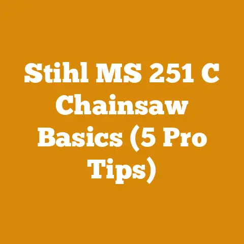 Stihl MS 251 C Chainsaw Basics (5 Pro Tips)