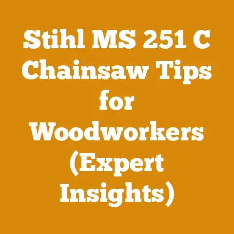 Stihl MS 251 C Chainsaw Tips for Woodworkers (Expert Insights)