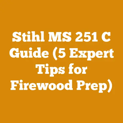 Stihl MS 251 C Guide (5 Expert Tips for Firewood Prep)