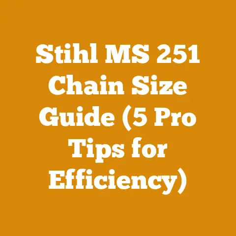 Stihl MS 251 Chain Size Guide (5 Pro Tips for Efficiency)