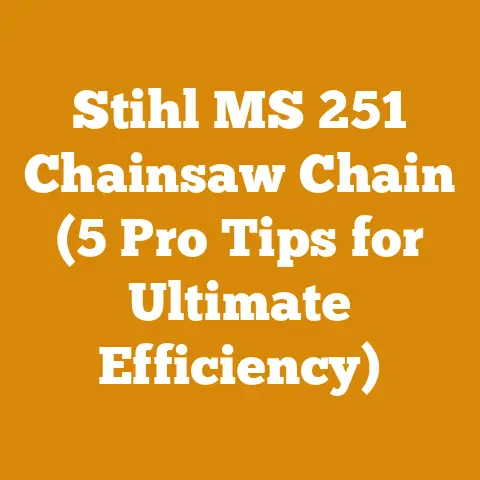 Stihl MS 251 Chainsaw Chain (5 Pro Tips for Ultimate Efficiency)