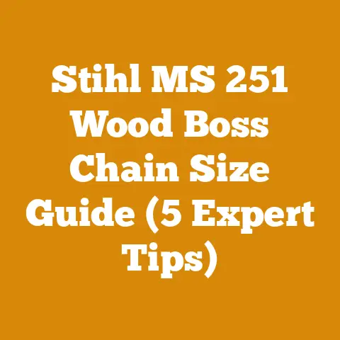 Stihl MS 251 Wood Boss Chain Size Guide (5 Expert Tips)