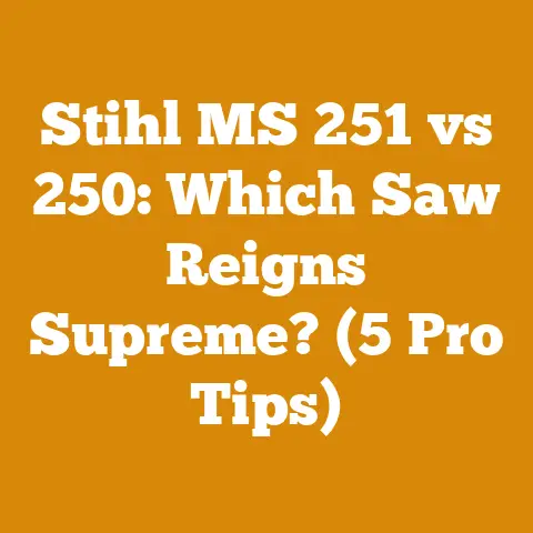 Stihl MS 251 vs 250: Which Saw Reigns Supreme? (5 Pro Tips)