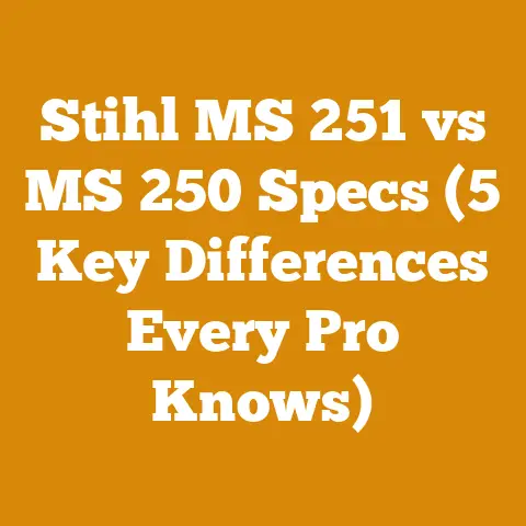 Stihl MS 251 vs MS 250 Specs (5 Key Differences Every Pro Knows)