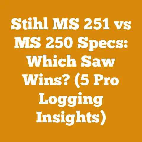 Stihl MS 251 vs MS 250 Specs: Which Saw Wins? (5 Pro Logging Insights)
