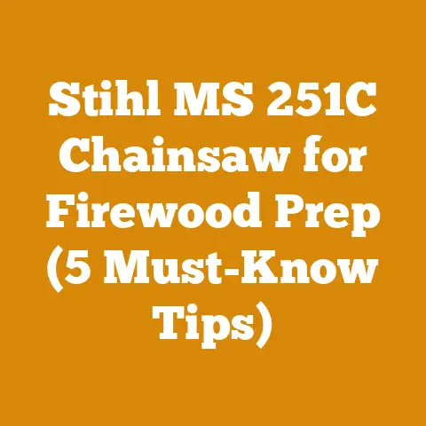 Stihl MS 251C Chainsaw for Firewood Prep (5 Must-Know Tips)