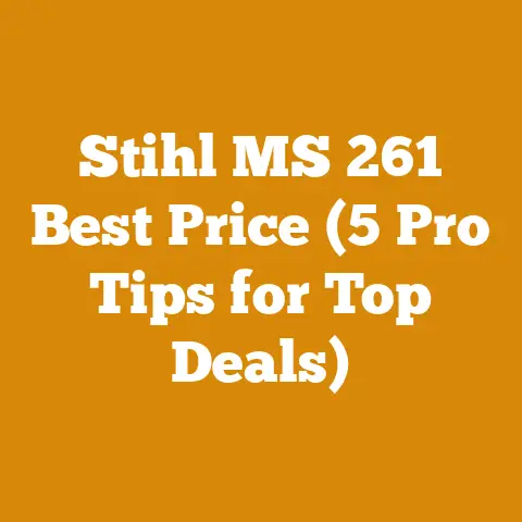 Stihl MS 261 Best Price (5 Pro Tips for Top Deals)