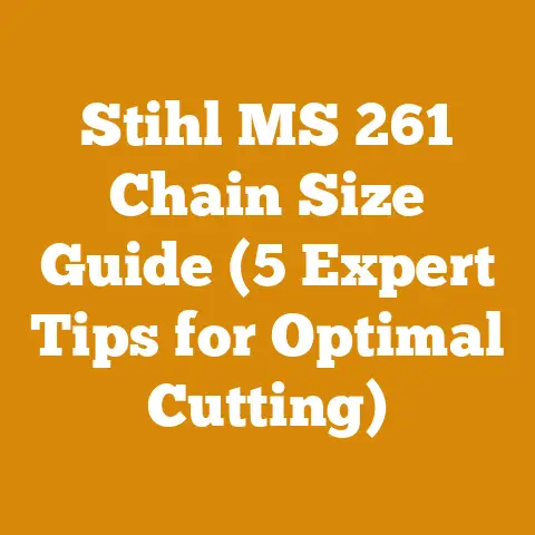 Stihl MS 261 Chain Size Guide (5 Expert Tips for Optimal Cutting)