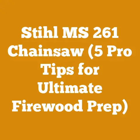 Stihl MS 261 Chainsaw (5 Pro Tips for Ultimate Firewood Prep)