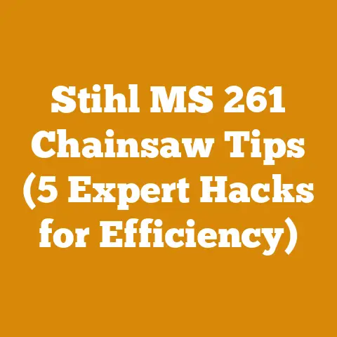 Stihl MS 261 Chainsaw Tips (5 Expert Hacks for Efficiency)