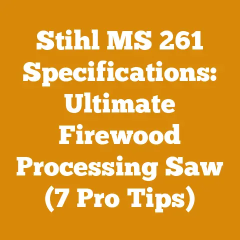 Stihl MS 261 Specifications: Ultimate Firewood Processing Saw (7 Pro Tips)