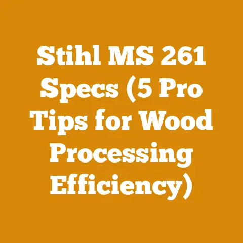 Stihl MS 261 Specs (5 Pro Tips for Wood Processing Efficiency)