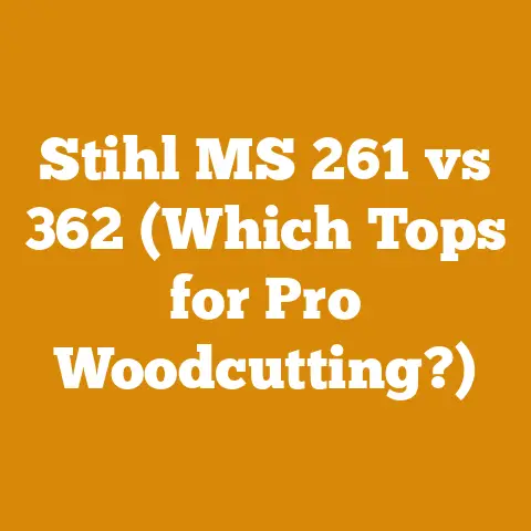 Stihl MS 261 vs 362 (Which Tops for Pro Woodcutting?)
