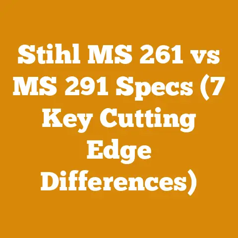 Stihl MS 261 vs MS 291 Specs (7 Key Cutting Edge Differences)