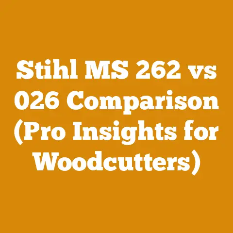 Stihl MS 262 vs 026 Comparison (Pro Insights for Woodcutters)