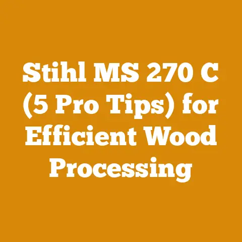 Stihl MS 270 C (5 Pro Tips) for Efficient Wood Processing