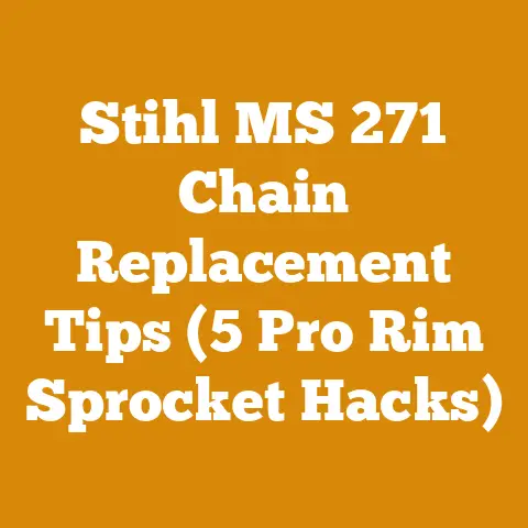 Stihl MS 271 Chain Replacement Tips (5 Pro Rim Sprocket Hacks)